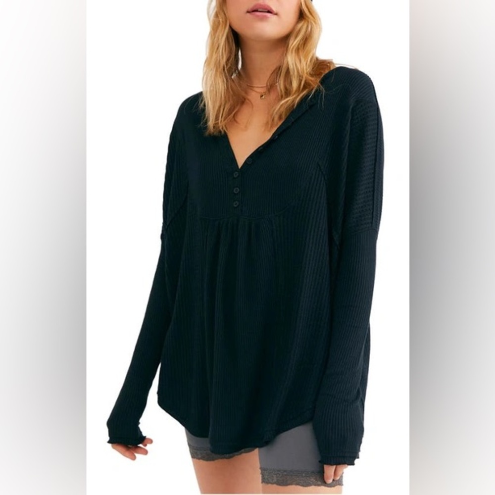 Free People Leo Henley Tee
